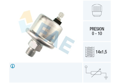Sensor de pressão de óleo FAE 14880