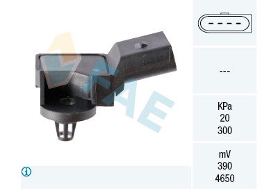 Sensor, pressão colector de admissão