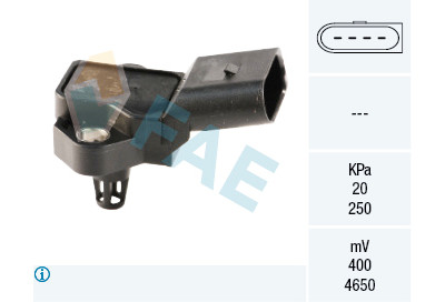 Sensor de pressão do coletor de admissão FAE 1.5026