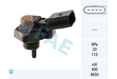 Sensor, pressão colector de admissão