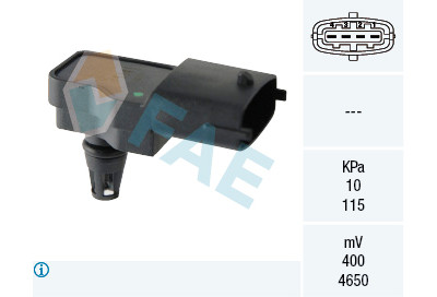 Sensor, pressão colector de admissão