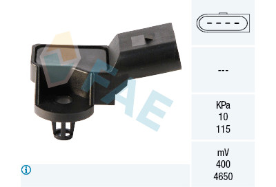 Sensor, pressão colector de admissão