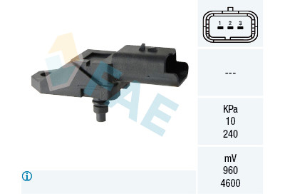 Sensor de pressão do coletor de admissão FAE 1.5046