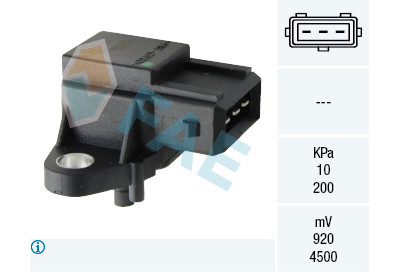 Sensor, pressão colector de admissão