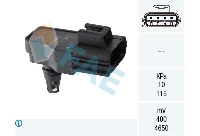 Sensor, pressão colector de admissão