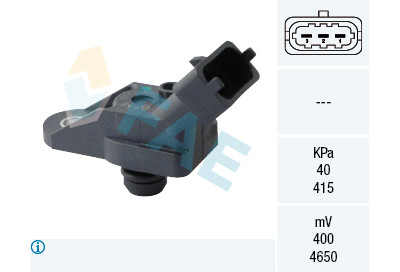 Sensor, pressão colector de admissão
