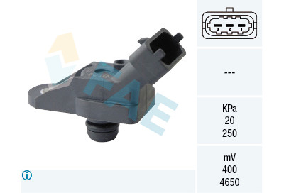 Sensor, pressão colector de admissão