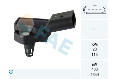 Sensor, pressão colector de admissão