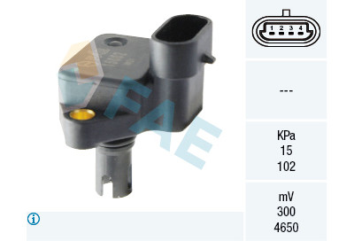 Sensor, pressão colector de admissão