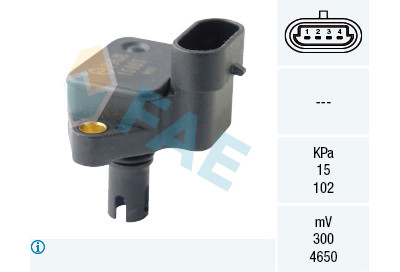 Sensor, pressão colector de admissão