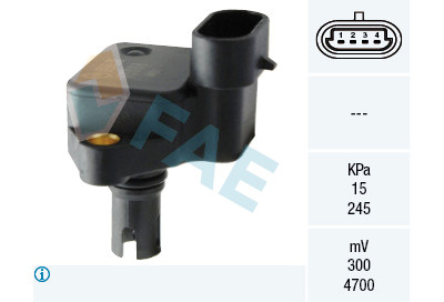 Sensor, pressão colector de admissão