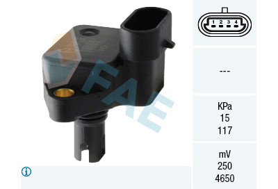 Sensor, pressão colector de admissão