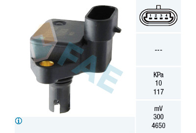 Sensor, pressão colector de admissão