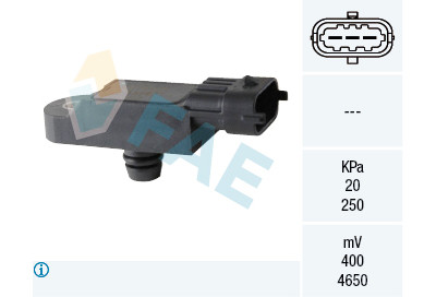 Sensor, pressão colector de admissão