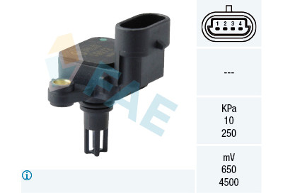 Sensor, pressão colector de admissão