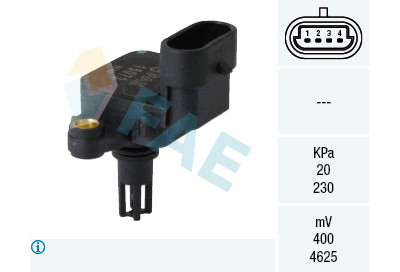 Sensor, pressão colector de admissão