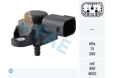 Sensor, pressão colector de admissão
