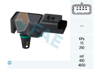 Sensor, pressão colector de admissão