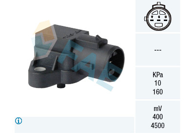 Sensor, pressão colector de admissão
