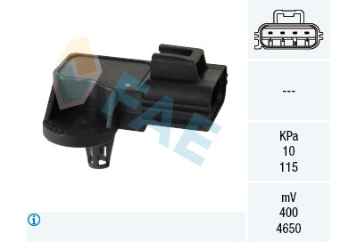 Sensor, pressão colector de admissão