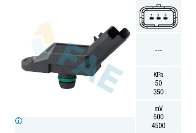 Sensor, pressão colector de admissão