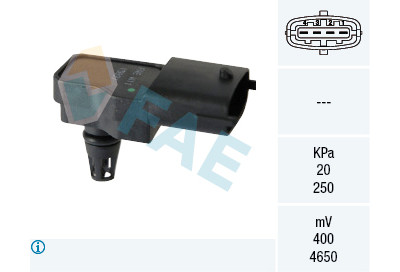 Sensor, pressão colector de admissão