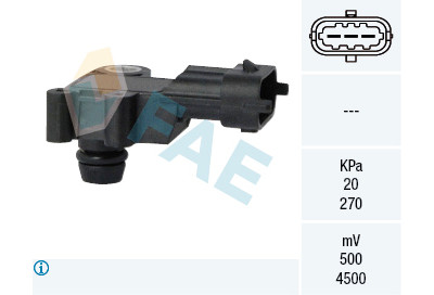Sensor, pressão colector de admissão