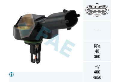 Sensor, pressão colector de admissão