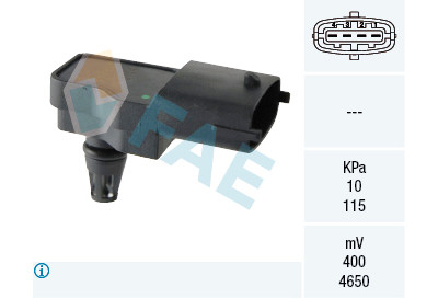 Sensor, pressão colector de admissão