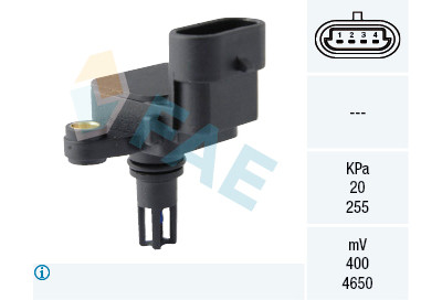 Sensor, pressão colector de admissão