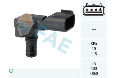Sensor, pressão colector de admissão