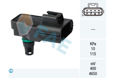 Sensor, pressão colector de admissão