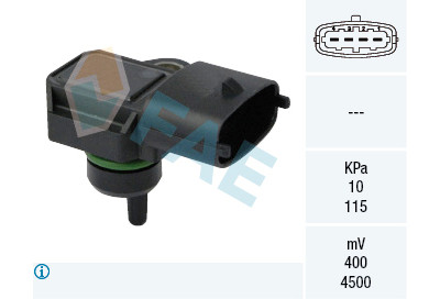 Sensor, pressão colector de admissão