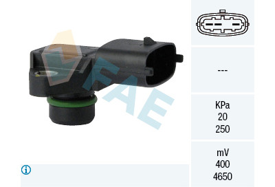 Sensor, pressão colector de admissão