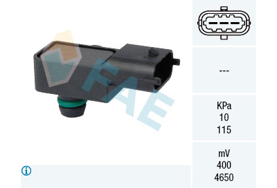 Sensor, pressão colector de admissão