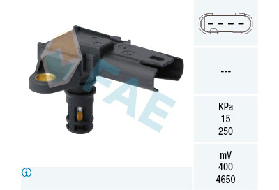 Sensor, pressão colector de admissão