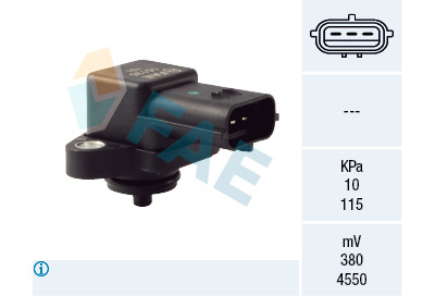 Sensor, pressão colector de admissão