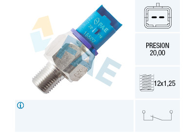 Sensor, pressão do óleo