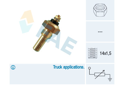 Sensor, temperatura do líquido de refrigeração