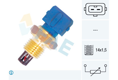 Sensor, temperatura do ar de admissão