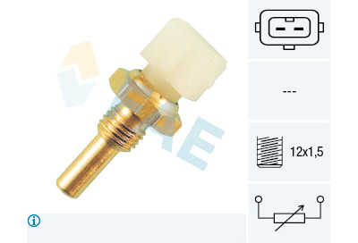 Sensor, temperatura do líquido de refrigeração