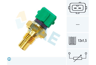 Sensor, temperatura do líquido de refrigeração