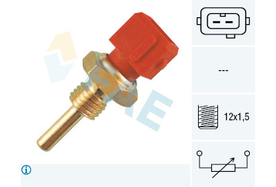 Sensor, temperatura do líquido de refrigeração
