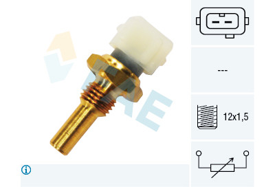 Sensor, temperatura do líquido de refrigeração