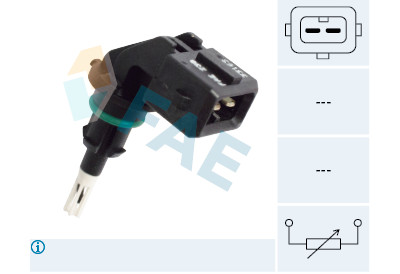 Sensor, temperatura do ar de admissão