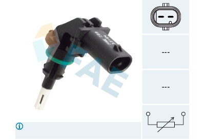 Sensor, temperatura do ar de admissão