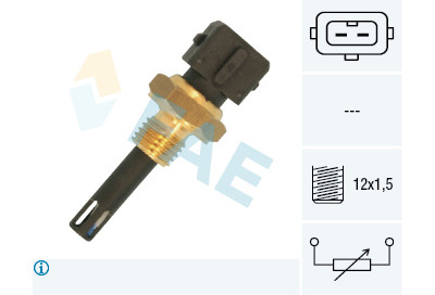 Sensor de temperatura do ar de admissão FAE 33166