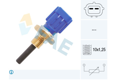 Sensor, temperatura do ar de admissão