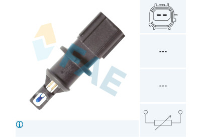 Sensor, temperatura do ar de admissão