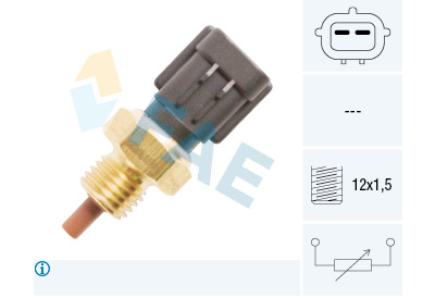 Sensor, temperatura do ar de admissão